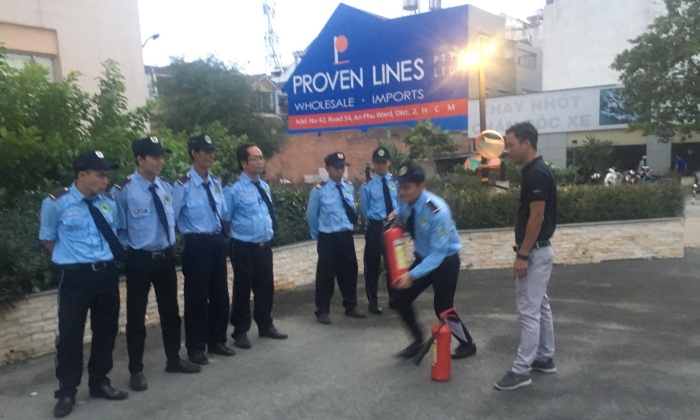 Bảo vệ tập luyện PCCC